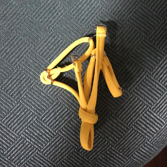 Medium Zaful yellow bandeau bikini - Picture 7 of 8